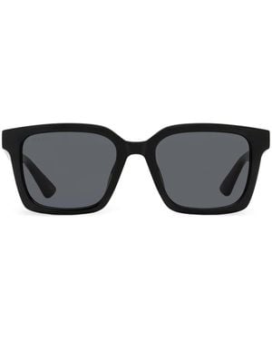 Gucci Logo Square-Frame Sunglasses - Black