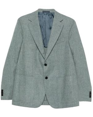 Caruso Blazer Aida Con Botones - Azul