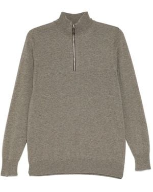N.Peal Cashmere Jersey Carnaby - Gris