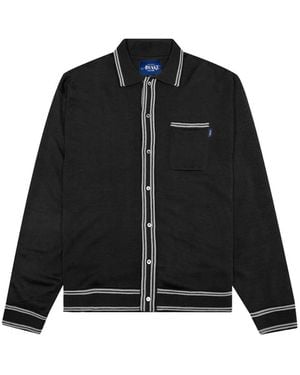 AWAKE NY Button-Up Cardigan - Black
