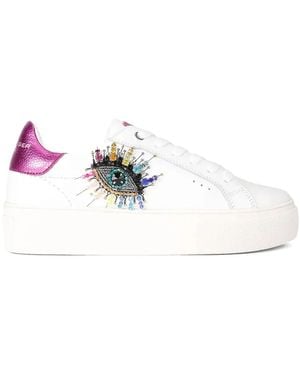 Kurt Geiger Beaded-Eye Trainers - White