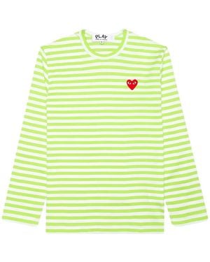 COMME DES GARÇONS PLAY T-Shirt À Logo Cœur - Vert