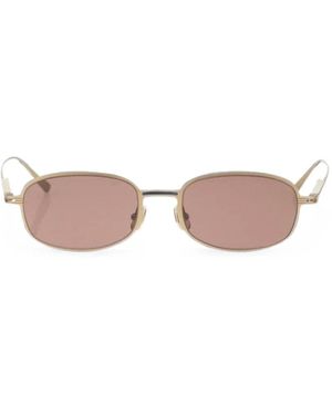 Brunello Cucinelli Eckige Sonnenbrille Aus Titan - Pink