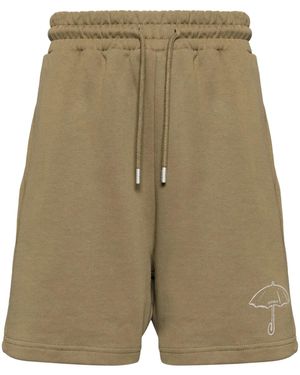flâneur Logo Shorts - Green