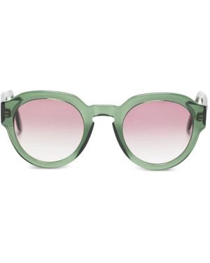 Andy Wolf Round-Frame Sunglasses - Green