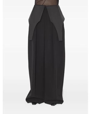 Jean Paul Gaultier Pantaloni A Inserti - Nero
