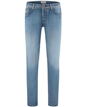 Jacob Cohen Bard Whiskered Jeans - Blue