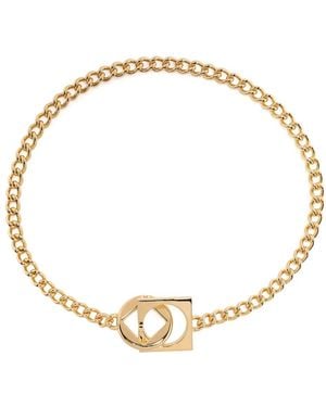 Jacquemus Choker Le Collier Rond Carré - Metallizzato