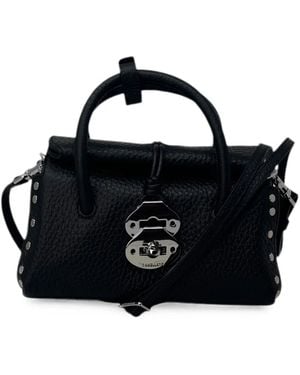 Zanellato Baby Dotta Studded Tote Bag - Black
