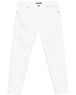 Michael Coal Jean Capri - White