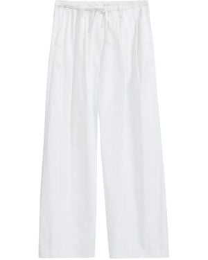 3.1 Phillip Lim Drawstring Wide-Leg Trousers - White