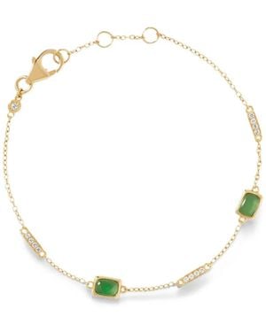 Astley Clarke Aurora Ridge Chalcedony Bracelet - Metallic