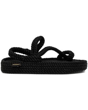 Bohonomad Rope-Detail Sandals - Black