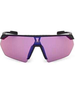 adidas Geometric-Frame Sunglasses - Purple