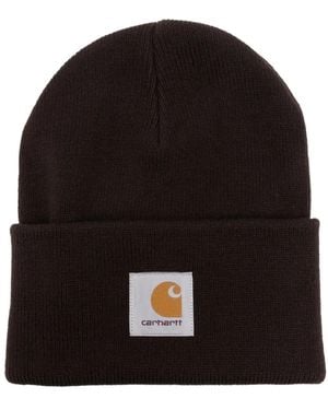Carhartt Beanie Mit Logo-Applikation - Schwarz