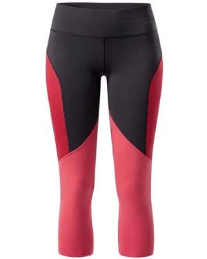 Reebok Colour-Block Leggings - Red