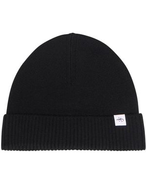 JW Anderson Knitted Beanie - Black