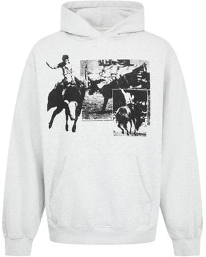 One Of These Days Graphic-Print Cotton Hoodie - White