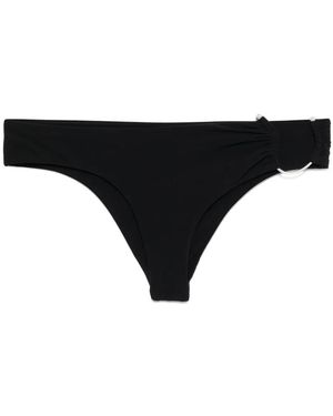 Christopher Esber Ruched Crescent Side Brief - Black