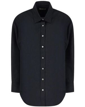 TRUE AVENUE Button-Up Wool Shirt - Blue