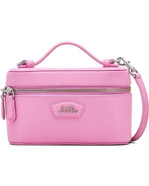 Marc Jacobs Mini Logo-Zip Leather Bag - Pink