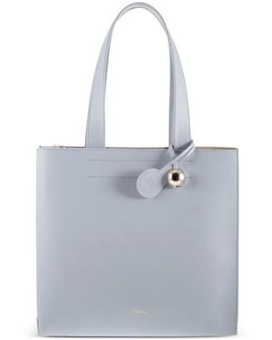 Furla S Divide It Tote Bag - Blue