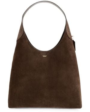 COACH Brooklyn 39 Suède Schoudertas - Bruin