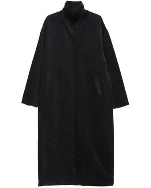 Ruohan Abrigo Penrhyn Con Botones - Negro