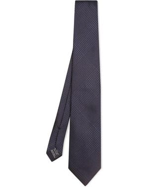 Tom Ford Seidenkrawatte Mit Prince Of Wales-Karo - Blau