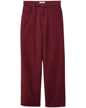 Miu Miu Logo-Embroidered Jeans