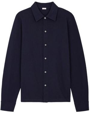 Fursac Katoenen Overhemd Met Lange Mouwen - Blauw