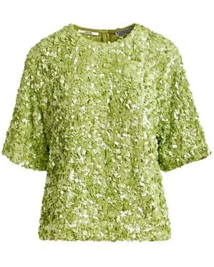 Essentiel Antwerp Sequin Blouse - Green