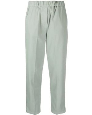 Alysi Pantalones rectos con bolsillos - Verde
