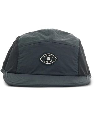 District Vision Logo-Patch Mesh-Paneled Cap - Blue