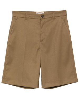 Manuel Ritz Belt-Loop Shorts - Natural