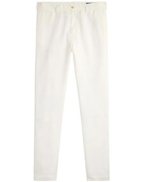 Polo Ralph Lauren Flat-Front Bedford Trousers - White