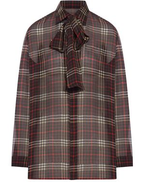Saint Laurent Cassandre Shirt - Brown