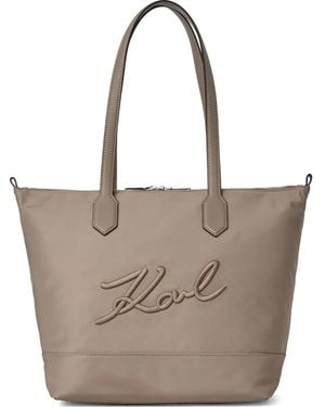 Karl Lagerfeld K/signature ハンドバッグ - ナチュラル