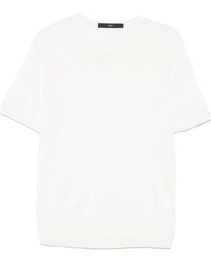 SAPIO ファインニット Tシャツ - ホワイト