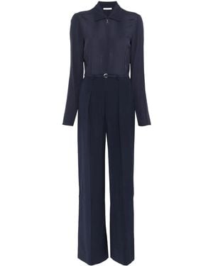 Patrizia Pepe Wide-Leg Jumpsuit - Blue
