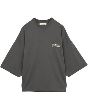 Essentials T-Shirt À Logo Imprimé - Gray