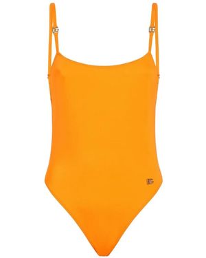 Dolce & Gabbana One-Piece Olympic Swimsuit - Orange