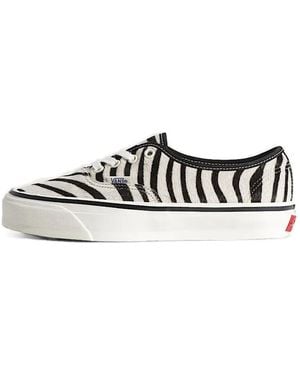 Vans Authentic Zebra-Print Sneakers - White