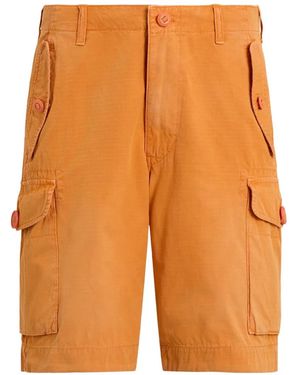 Polo Ralph Lauren 24 Cm The Big Cargo Shorts - Orange