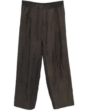 DEVOA Loose-Fit Trousers - Grey