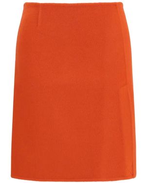 P.A.R.O.S.H. Wool Mini Skirt - Orange