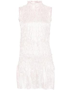 GONGDID DESIGN Sleeveless Mini Dress - White
