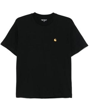 Carhartt Crew Neck Logo T-Shirt - Black