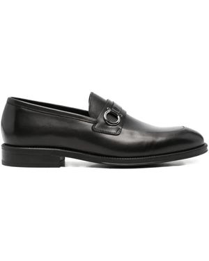 JOHN HARRISON Leather Loafers - Black