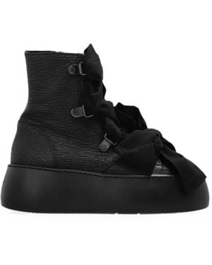 Agl Attilio Giusti Leombruni Vibe Ribbon Platform Boots - Black